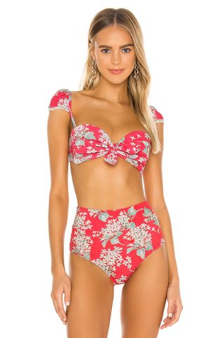 Montce Swim + Cabana Trim Bikini Top