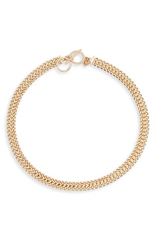 Halogen + Double Curb Chain Collar Necklace