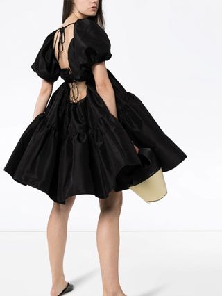 Cecilie Bahnsen + Ronja Puff-Sleeve Tiered Dress