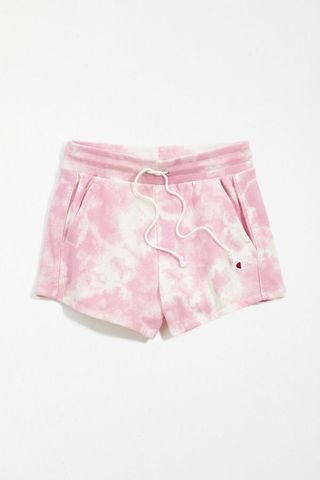 Champion + UO Exclusive Reverse Weave Tie-Dye Short