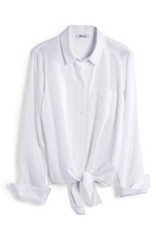 Madewell + Tie Front Shirt