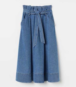H&M + A-Line Denim Skirt