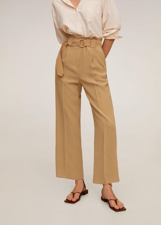 Mango + Belted Trousers