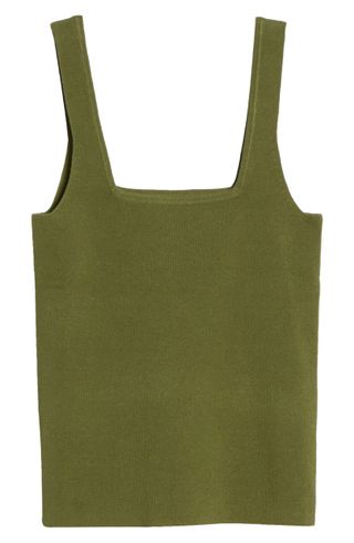 Leith + Square Neck Ribbed Tank