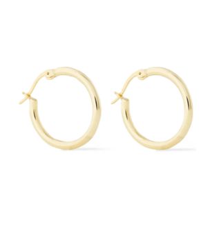 Iris & Ink + Sophia 18-Karat Gold-Plated Sterling Silver Hoop Earrings