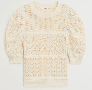 Mango + Openwork Cotton Sweater