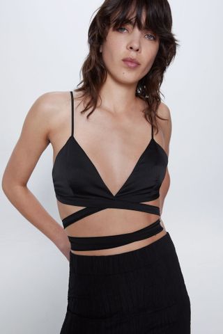 Zara + Cross Strap Top