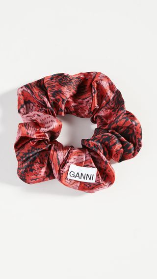 Ganni + Silk Satin Scrunchie