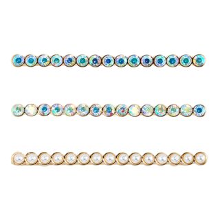 Kitsch + 3pc Bobby Pins in Pearl & Iridescent Rhinestone