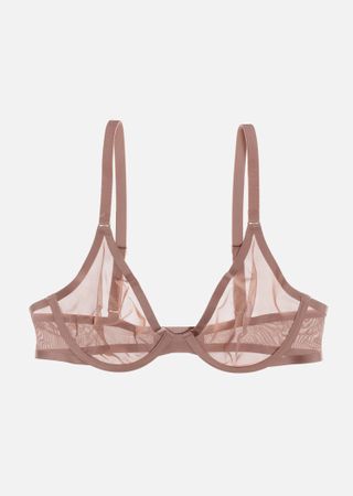 Cuup + The Plunge in Taupe Mesh