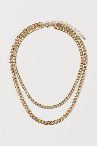 H&M + Double Strand Necklace