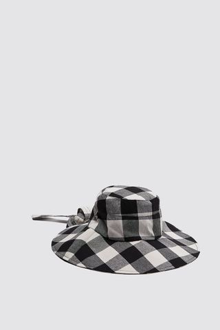 Zara + Plaid Bucket Hat