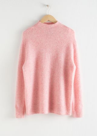 & Other Stories + Relaxed Mock Neck Sweater