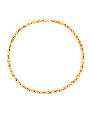 Aureum + Chloe French Rope Necklace in Gold