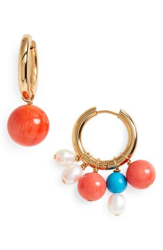 Timeless Pearly + Mismatched Hoop Earrings