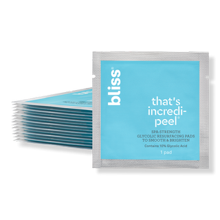 Bliss + That's Incredi-Peel Spa-Strength Glycolic Resurfacing Pads