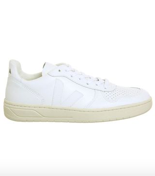 Veja + V-10 Trainers White Mono