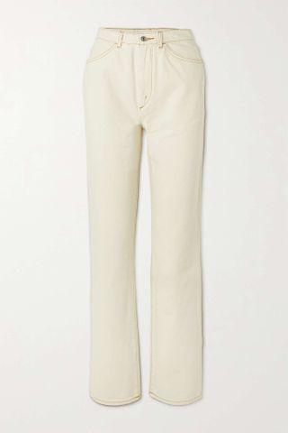 RE/DONE + 70s Cigarette High-Rise Straight-Leg Jeans