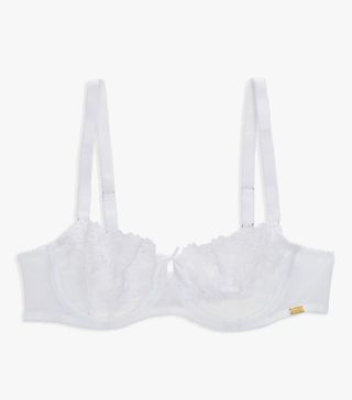 AND/OR + Harper Broderie Embroidered Balcony Bra,