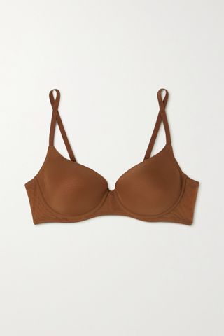 Nubian Skin + Naked Stretch-Tulle Underwired T-Shirt Bra
