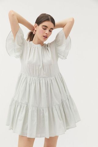 Urban Outfitters + UO Moura Tiered Ruffle Frock Dress