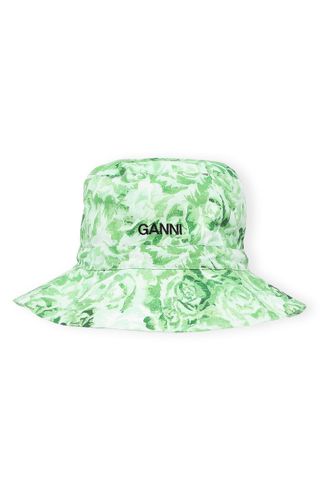 Ganni + Print Poplin Bucket Hat