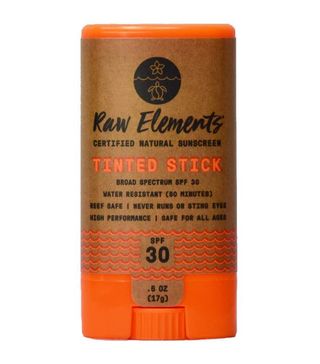 Raw Elements + Tinted Face Stick Certified Natural Sunscreen