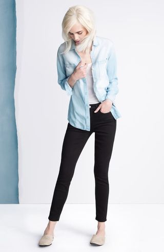 7 for All Mankind + B(air) Ankle Skinny Jeans