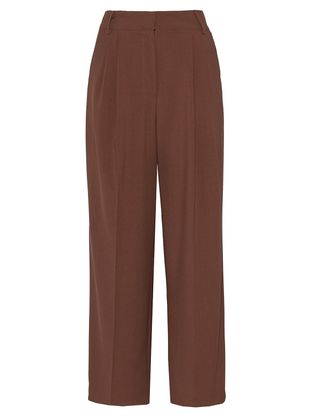 Pixie Market + Brown Suit Trousers