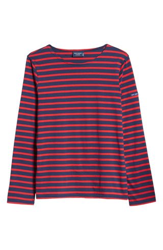 Saint James + Minquiers Moderne Striped Sailor Shirt