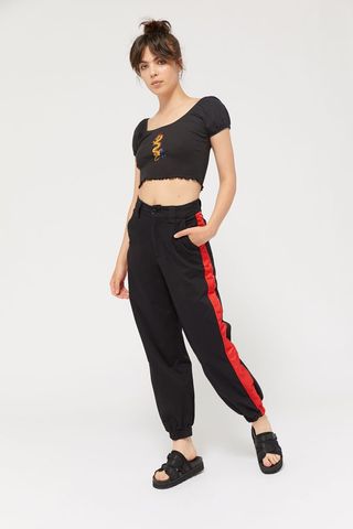 Urban Outfitters + UO Bria Side Stripe Jogger Pants
