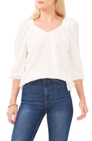 Vince Camuto + Puff Sleeve Blouse