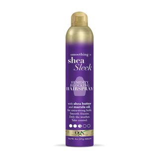 OGX + Smoothing + Shea Sleek Humidity Blocking Hairspray