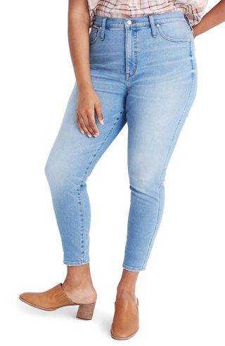 Madewell + 10-Inch High Waist Crop Skinny Jeans