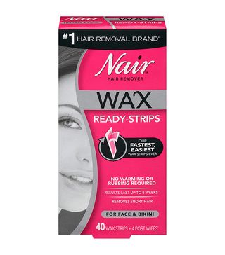 Nair + Wax Ready-Strips for Face & Bikini