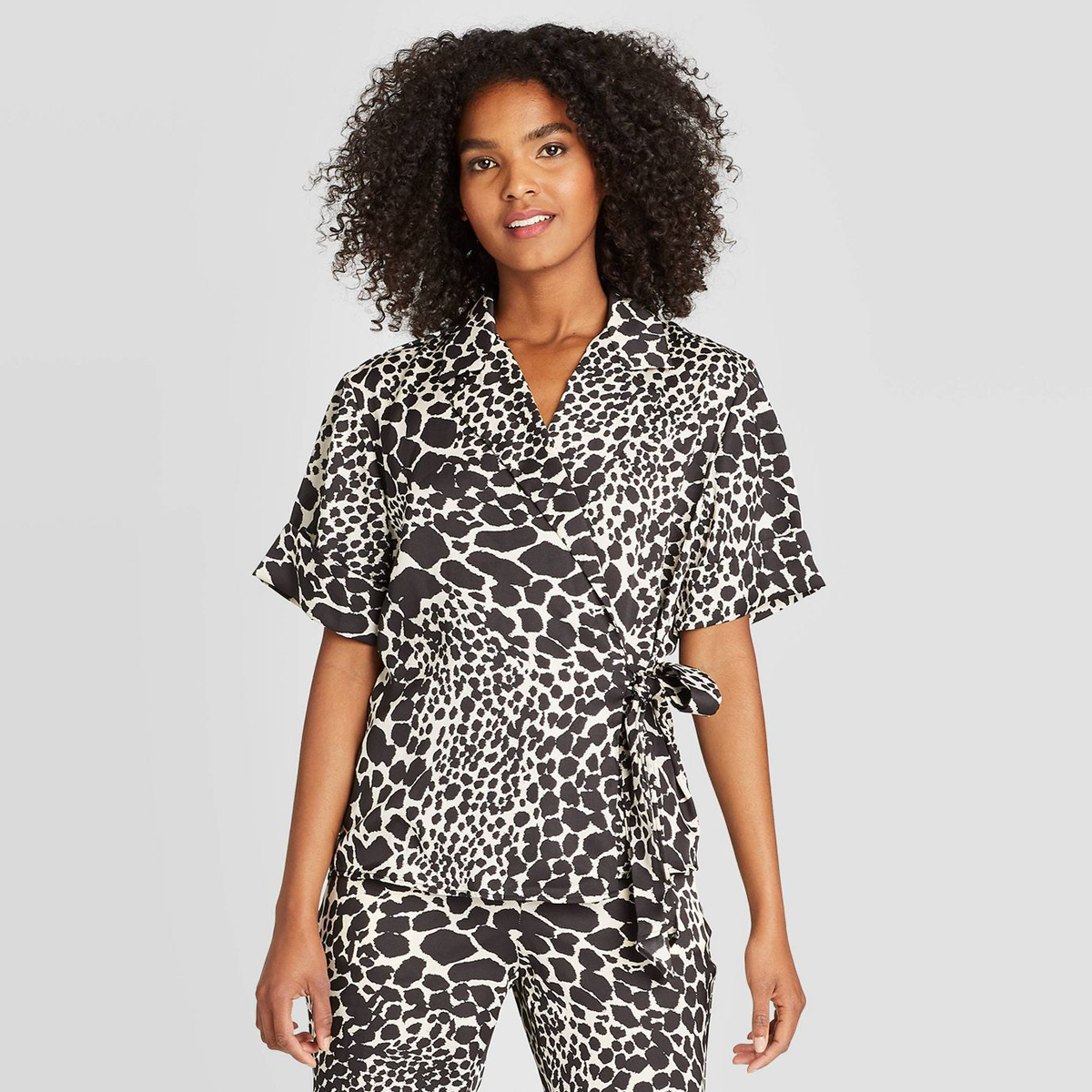 Who What Wear x Target + Side Tie Blouse