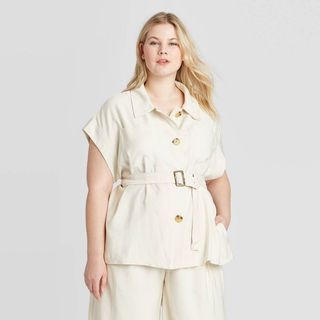 Who What Wear x Target + Short Sleeve Utility Jacket