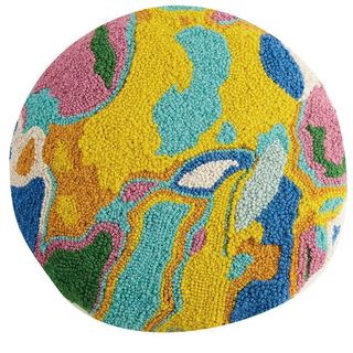 Oh Joy! + Wool Abstract Round Throw Pillow