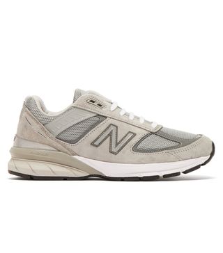 New Balance + 990v5 Suede and Mesh Trainers
