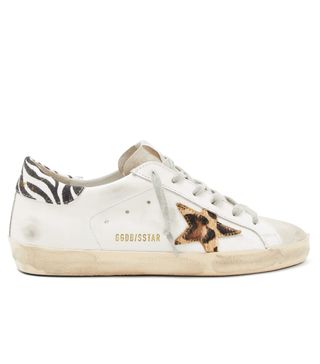 Golden Goose + Superstar Leather Trainers