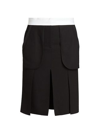 Victoria Beckham + Tailored Inside Out Skirt