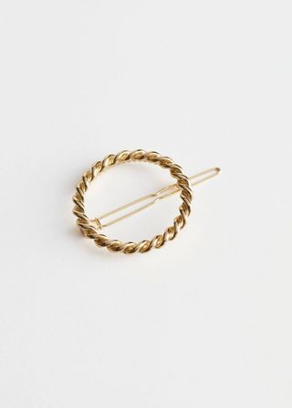 & other Stories + Rope Chain Circle Hair Clip