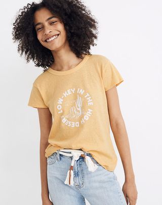 Madewell + The Low-Key in the High Desert Perfect Vintage Tee
