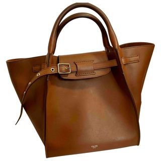 Celine + Big Leather Handbag