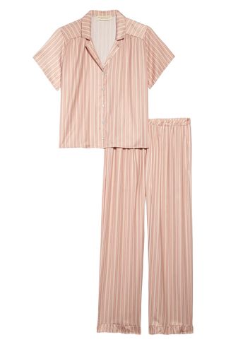 Saltwater Luxe + Stripe Crop Pajamas