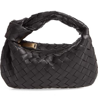 Bottega Veneta + Mini Intrecciato Leather Hobo Bag