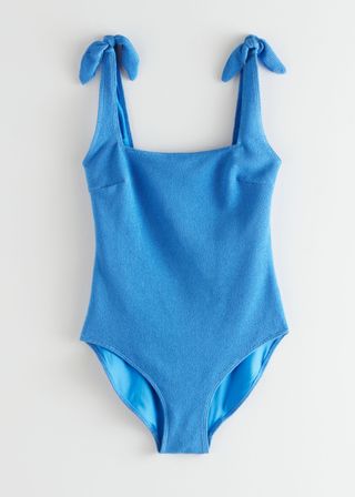 & Other Stories + Bow Tie Swimsuit