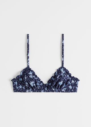 & Other Stories + Ruffled Floral Soft Bra