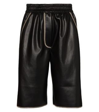 Nanushka + Yolie Faux-Leather Shorts