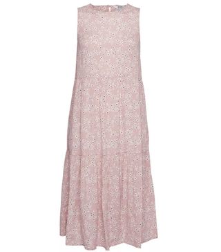 Dorothy Perkins + DP Petite Pink Floral Print Tiered Midaxi Dress